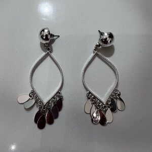 Elegant Silver Dangle Earrings